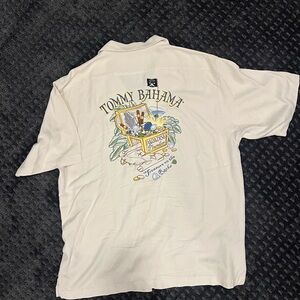 Tommy Bahama White Men's Silk Shirt